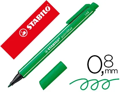 Stylo-feutre stabilo pointmax pointe moyenne nylon tracé 0.8mm ultra robuste coloris vert — Non classé
