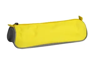 Fourre-tout scolaire maxi 26cm toile couleur jaune — Non classé
