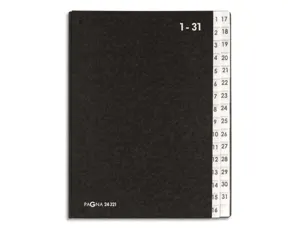 Trieur durable numérique 32 touches a4+ dos extensible couverture en carton solide sans pvc — Non classé