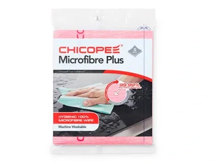Lavette duradry microfibres plus 400x340mm coloris rouge sachet de 5 unités — Non classé