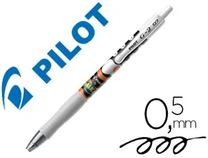 Stylo-bille pilot g2 7 mika édition limitée oeuf écriture moyenne encre gel rétractable corps translucide noir — Non classé