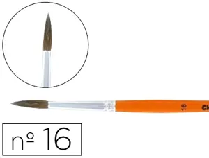 Pinceau cléopâtre nº16 poils de poney bois fsc vernis protecteur — Non classé
