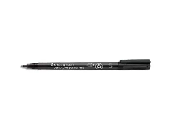 Stylo-feutre staedtler lumocolor permanent pointe extra fine multi-supports séchage immédiat résistant eau coloris noir —…