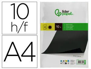 Papier carbone liderpapel film noir format a4 boîte de 10 feuilles — Non classé