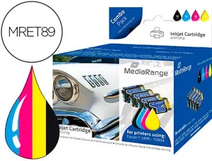 Cartouche d'encre compatible epson t0891 noir/cyan/magenta/jaune pack 5 couleur — Non classé