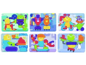 Jeu miniland planches robots 31x21cm pack de 6 unités — Non classé