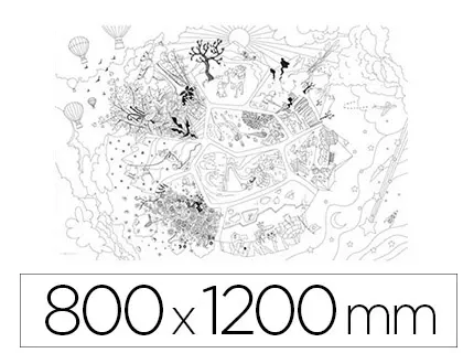 Coloriage géant bouchut explorateurs 80x120cm sous étui carton — Non classé