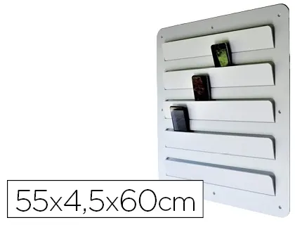 Rangement mural planorga téléphone portable phone docking 60x55cm coloris noir — Non classé