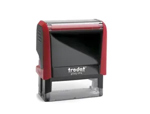 Timbre trodat printy 4914 monture seule 64x26mm 6 lignes maximum coloris noir rouge bleu — Non classé