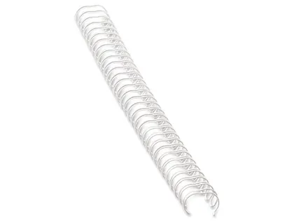 Reliure métallique fellowes relieur pas 3:1 34 boucles a4 5/16 in diamètre 8mm coloris blanc boîte 100 unités — Non classé