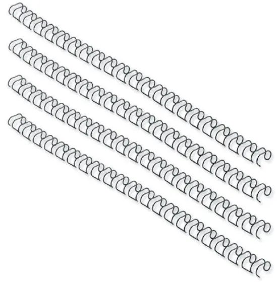 Reliure métallique fellowes relieur pas 3:1 34 boucles a4 1/2 in diamètre 12.7mm coloris noir boîte 100 unités — Non classé