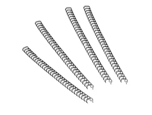 Reliure métallique fellowes relieur pas 3:1 34 boucles a4 9/16 in diamètre 14.3mm coloris noir boîte 100 unités — Non classé