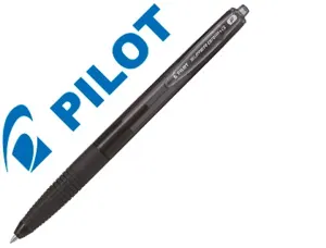 Stylo-bille pilot super grip g rétractable pointe fine coloris noir — Non classé