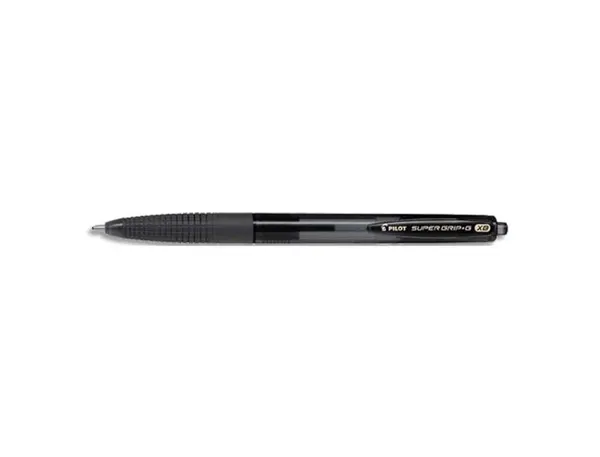 Stylo-bille pilot super grip g rétractable pointe extra large coloris noir — Non classé