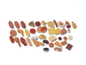 Produits alimentaires miniland en plastique avec 52 pièces assortis — Non classé