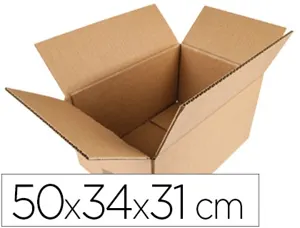 Caisse americaine q-connect carton recycle cannelure 5mm  500x340x310mm — Non classé