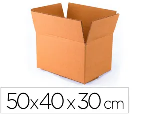 Caisse americaine q-connect encarton fond automatique       cannelure 3mm 500x400x300mm   montage rapide coloris kraft —…