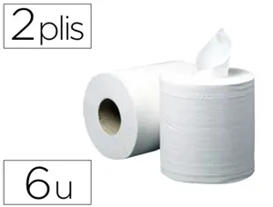 Bobine essuyage dévidange centrale 20x30cm 450 feuilles prédécoupées pack 6 unités — Non classé