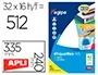 agipa Etiquette universelle, 24 x 33,5 mm, blanc — Fournitures — vue 2