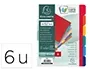 EXACOMPTA Intercalaires en carton, 170 x 220 mm, 6 positions — Classement & archivage — vue 2