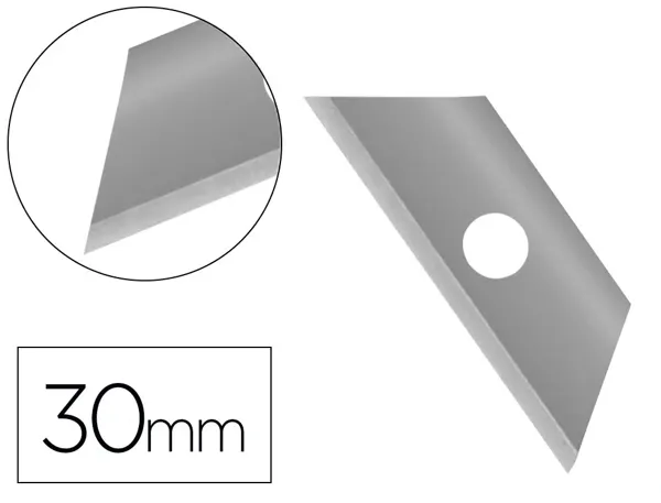 Lame rechange q-connect cutter étroit 9mm blister 10 unités — Non classé