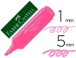Surligneur faber-castell textliner tl1546              superfluorescent pointe       feutre biseautee 3 largeurs — Non classé