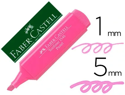 Surligneur faber-castell textliner tl1546 superfluorescent pointe feutre biseautee 3 largeurs — Non classé