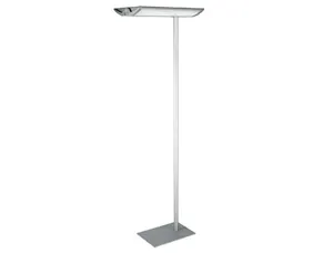 Lampadaire led maul naos basse consommation classe a   5w socle acier mat aluminium  hauteur 190cm coloris argente — Non…