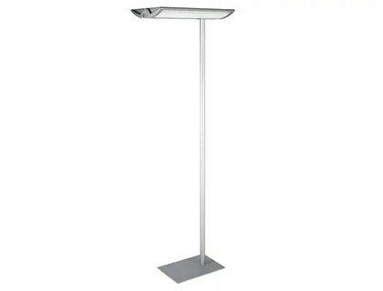 Lampadaire led maul naos basse consommation classe a   5w socle acier mat aluminium  hauteur 190cm coloris argente — Non…