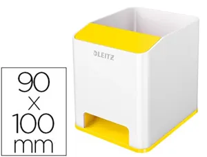 Pot a crayon leitz wow dual polystyrene support           stylos/smartphones booster de son 2 compartiments — Non classé