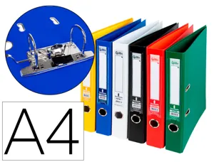 Classeur levier liderpapel a4 documenta carton rembordé 1,9mm dos 52mm rado métallique coloris assortis classiques — Non…