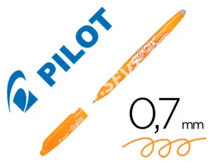 Roller pilot frixion ball encre gel pointe moyenne      coloris orange abricot — Non classé