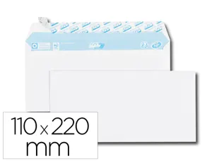 GPV Enveloppes, DL, 110 x 220 mm, sans fenêtre, blanc — Enveloppes