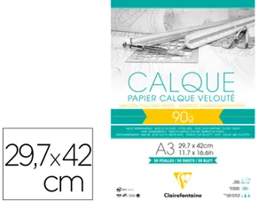Calque 29.7x42 90/95g bloc 50f — Non classé