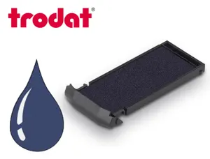 Cassette encrage trodat 6/9412 pour tampon mobile printy 9412 47x18mm coloris bleu — Non classé