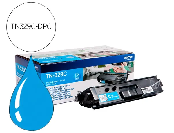Toner laser compatible dpc brother tn329c 6000 p cyan — Non classé