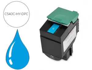 Toner laser compatible dpc lexmark c540h1cg cyan — Non classé