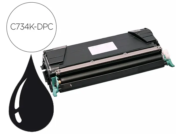 Toner laser compatible dpc lexmark c734a1kg noir — Non classé