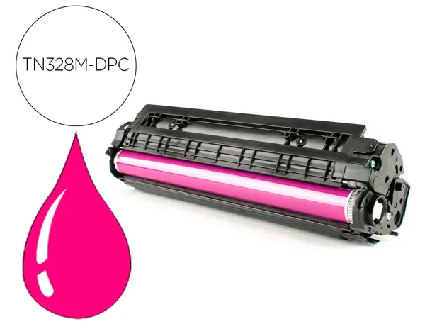 Toner laser compatible dpc brother tn328m 6000 p magenta — Non classé