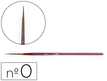 Pinceau liderpapel bois virole chromée aquarelle nº0 — Non classé