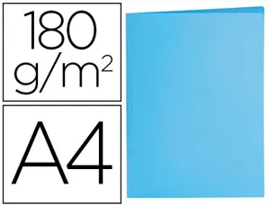 Chemise liderpapel papier cartonne 180g/m2 310x230mm    document a4 coloris bleu      pastel — Non classé
