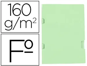 Sous chemise liderpapel a4+ plastifiee avec encart        agrafage 160g/m2 coloris vert — Non classé