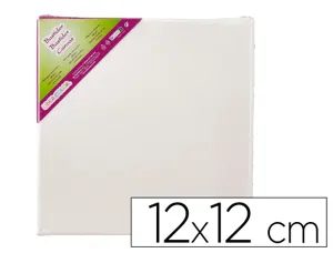 Toile sur chassis liderpapel agraffe au dos 100% coton     12x12 cm — Non classé