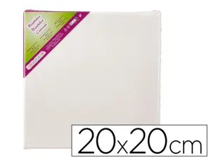 Toile sur chassis liderpapel agraffe au dos 100% coton     20x20cm — Non classé