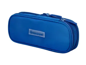 Trousse liderpapel color pop 2 fermetures eclair avec 1    compartiment extensible       coloris bleu 230x60mm — Non classé