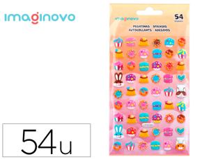 Autocollants imaginovo friandises magic dreams en    relief 190x105 mm sous        blister — Non classé
