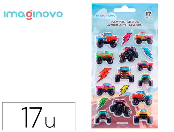 Autocollants imaginovo kids courses en mousse eva 190x105 mm sous blister — Non classé