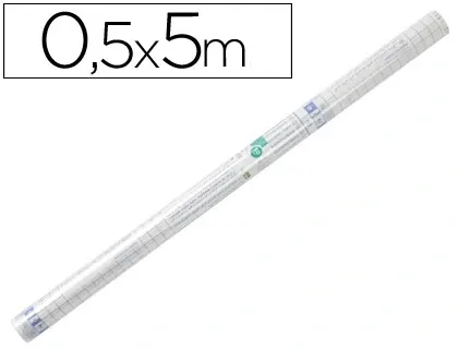 Couvre-livres liderpapel adhésif repositionnable 0.5x5m rouleau plastique 50 microns — Non classé