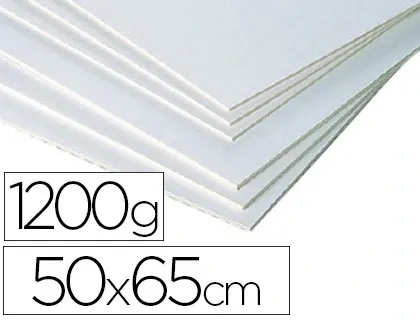 Carton entrecollé clairefontaine mi-fin 50x65cm 1200g recto blanc verso gris — Non classé