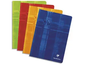 Cahier piqué clairefontaine couverture pelliculée papier vélin velouté a5+ 17x22cm 96 pages 90g séyès — Non classé